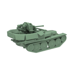SSMODEL SS200727 1/200 Military Model Kit German 38T Sd.Kfz.140 Flakpanzer Tank