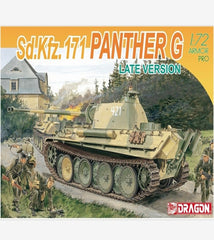 DRAGON 7206 1/72 Scale German Sd.Kfz.171 Panther G Late Version Model Kit