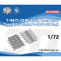 SSMODEL SS872844B 1/72 Workable Track Links Type B For Soviet T-55/T-72 Tank