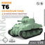 SSMODEL MRY-SFW SS35533 1/35 Military Model Kit US T6 Medium Tank