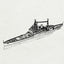 SSC600707S-A 1/600 Military Model Kit HMS Renown 1944 FULL HULL 3DPRINT