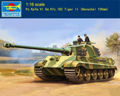 Trumpeter 00949 1:16 Pz.Kpfw.VI Sd.Kfz.182 Tiger II (Henschel 105mm)Model Kit