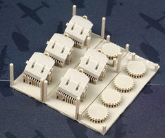 Five star FS350049 1/350 WWII USN 5inch/38 Twin mount Mk32 without blastbags