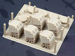 Five star FS350037 1/350 WWII USN 5inch/38 Twin mount Mk28 without blastbags