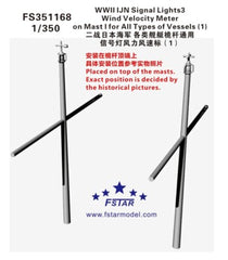 Five Star FS351168 1/350 WWII IJN Signal Lights Wind Velocity Meter on Mast I