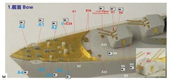 FIVE STAR FS352011 1/350 WWII Soviet Union Navy DestroyerTashkent 1942 Complete