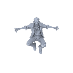 Detail view of MRY-SFW LYGR082 Zombie Game2 Theme Anime Theme Wargame Resin White Model Fantasy Theme Theme Wargame Miniature Soldiers Scene Characters Figure Hand-Painted Model