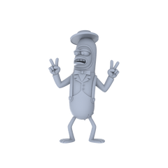 Detail view of MRY-SFW LYGR084 mr hot dog anime theme war chess resin white model miniature soldier scene character figure hand painted Model
