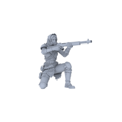 Detail view of MRY-SFW LYGR133 Wasteland Style Doomsday Robot Combat Motion Game Theme Wargame Resin White Model Wargame Miniature Soldier Scene Character Hand Figure Hand Painted Model