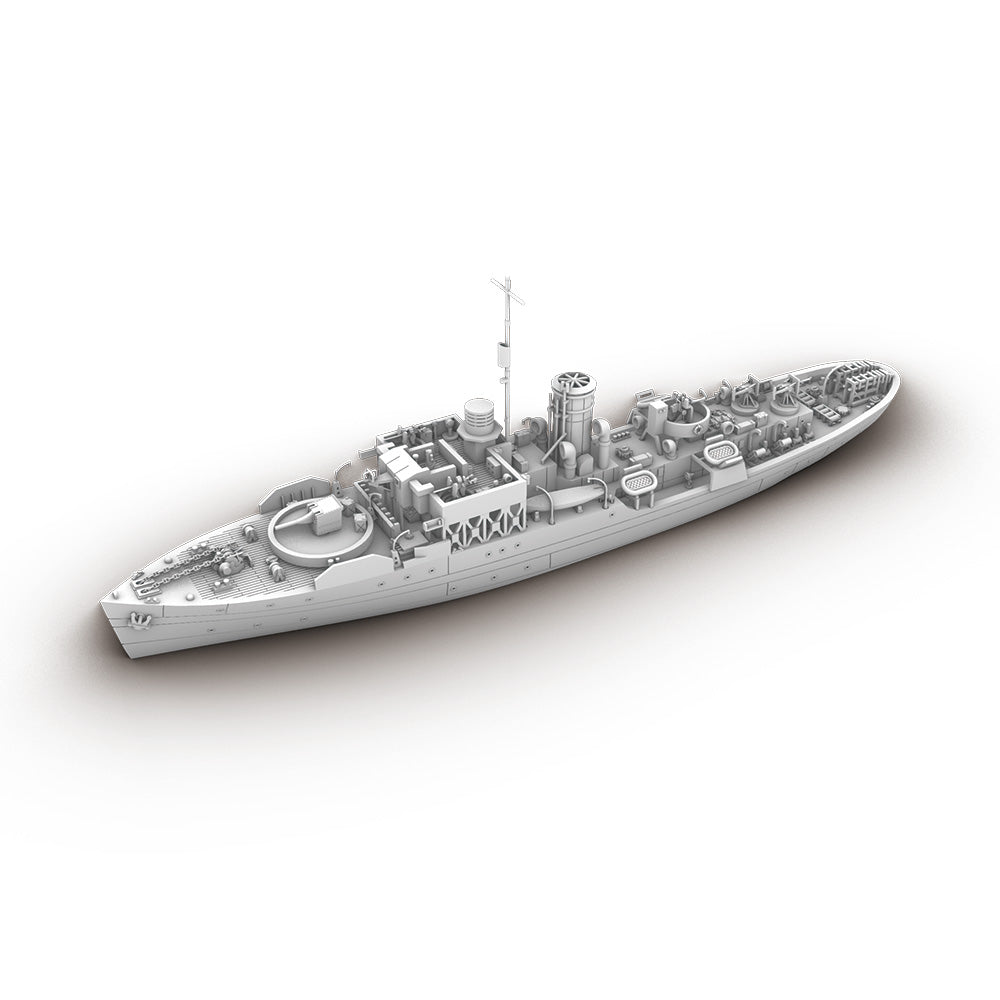 RHWS005 France Flower class frigate Aconit K58 Water line — scale model kit