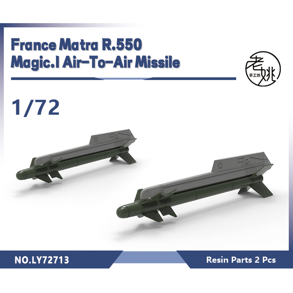 Yao's Studio LY713 Model Upgrade Parts France Matra R.550 Magic.I Air-To-Air Missile — scale model kit