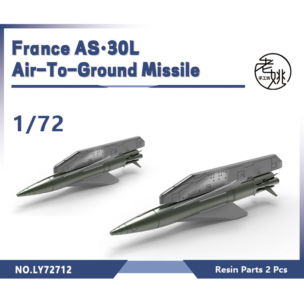 Yao's Studio LY712 Model Upgrade Parts France AS??¨¨30L Air-To-Ground Missile — scale model kit