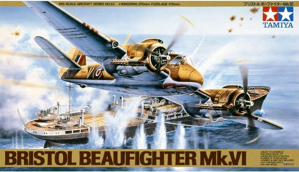 Tamiya 61053 1/48 Masterpiece Series No.53 British Air Force Bristol Bow Fighter
