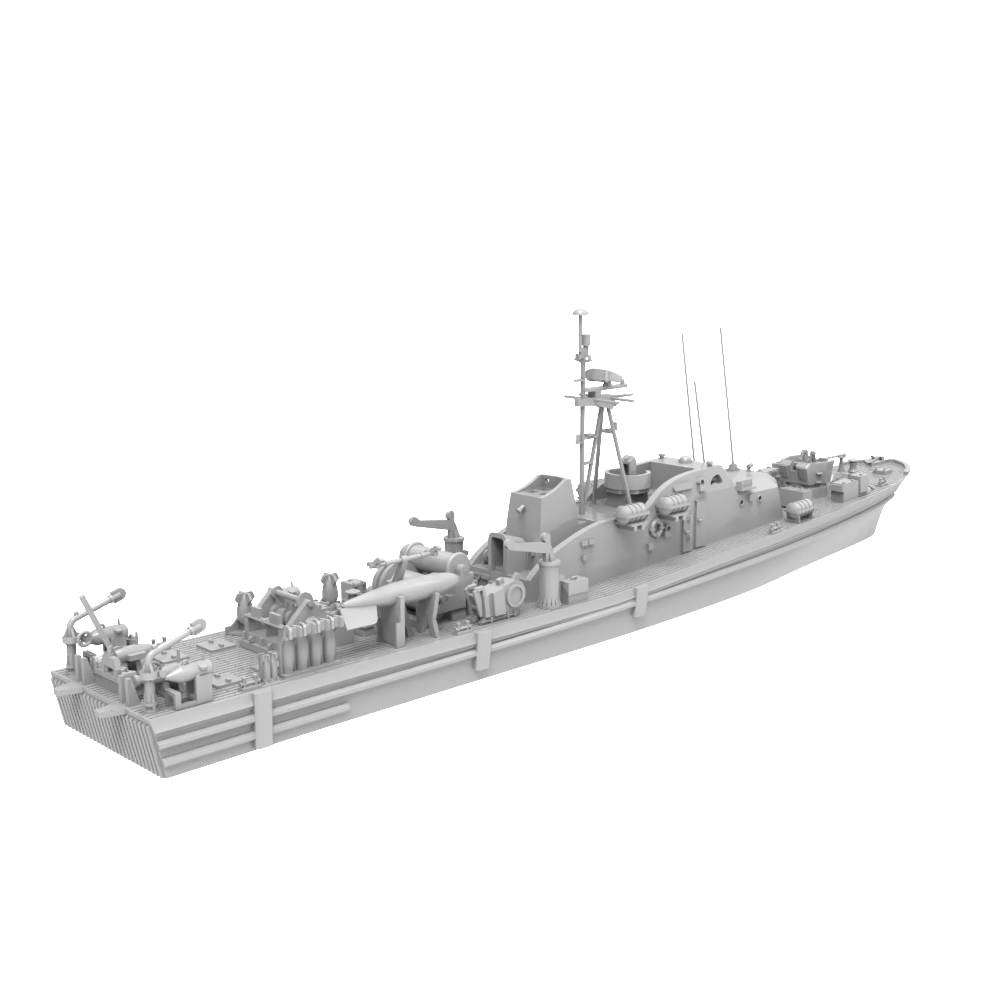 RHWS017 Germany SCH¨¹TZE CLASS Submarine Chaser SCH¨¹TZE M1062 Water line — detail view 2