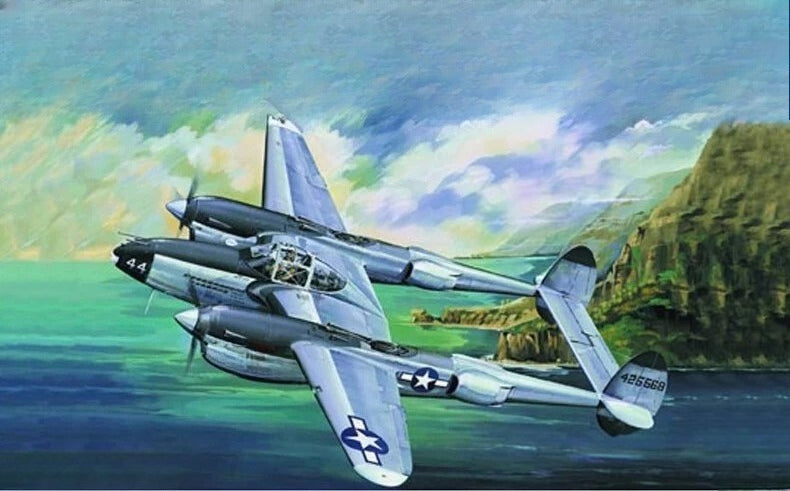 Trumpeter 02227 1/32 Lockheed P-38L-5-LO lightning Plastic Assemble model kit