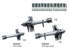 SSMODEL G700024  700 scale German Mineguard in two states