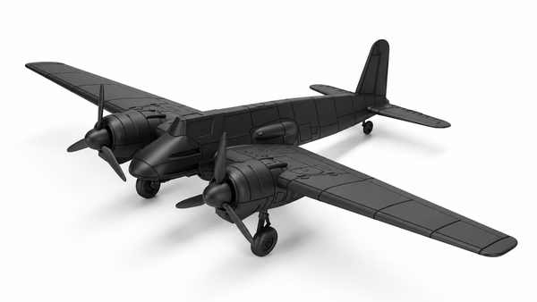 SSMODEL 1/72 1/144 Multi Scale Henschel Hs 129 B-2 + 3 Pilots Germany WW2 MODEL kit RSS0003