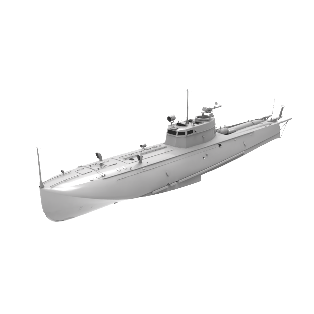 RHWS029-A   Military Model Kit Water line Soviet G-5 Class Motor Torpedo Boat