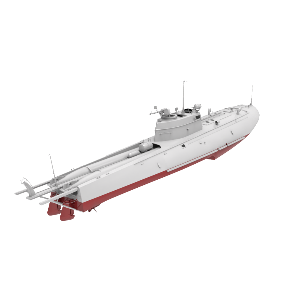 RHWS029S-A   Military Model Kit Full Hull Soviet G-5 Class Motor Torpedo Boat