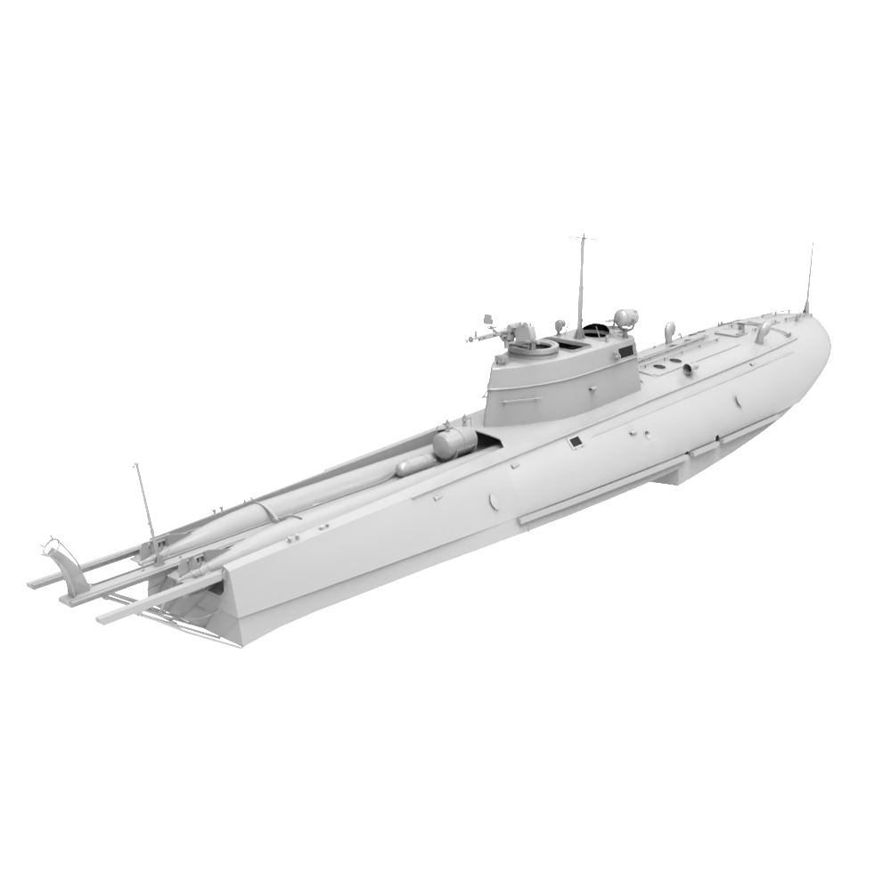 RHWS029-A   Military Model Kit Water line Soviet G-5 Class Motor Torpedo Boat