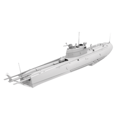 RHWS029-A   Military Model Kit Water line Soviet G-5 Class Motor Torpedo Boat