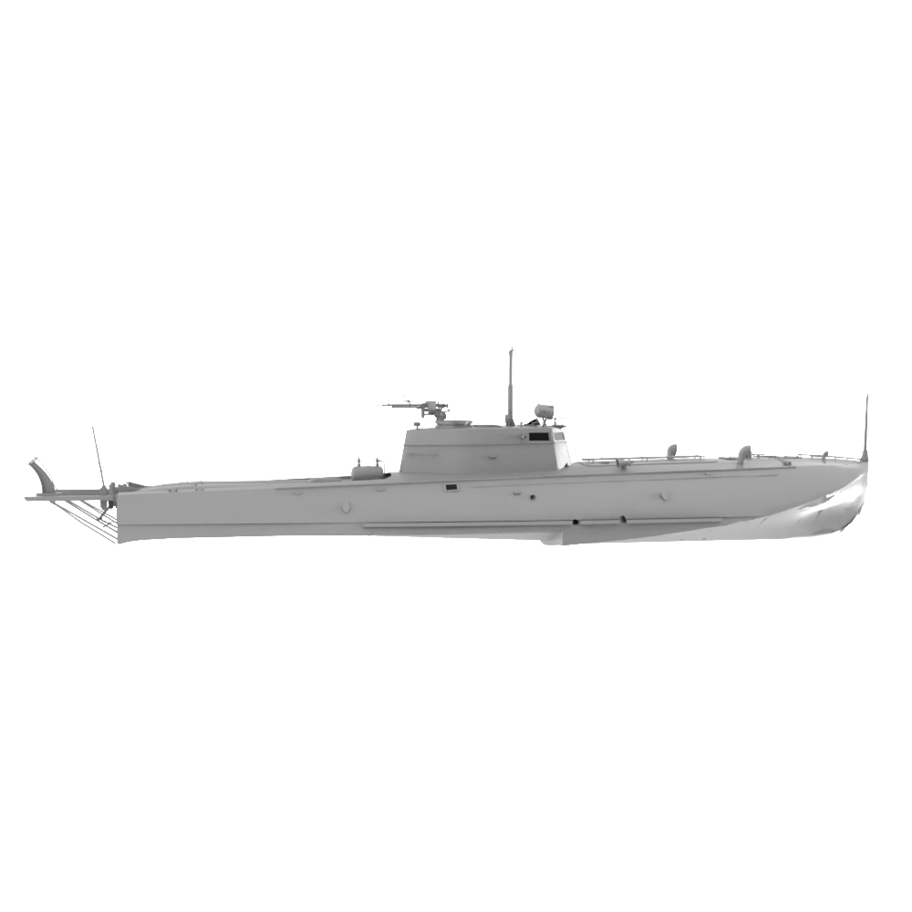 RHWS029-A   Military Model Kit Water line Soviet G-5 Class Motor Torpedo Boat