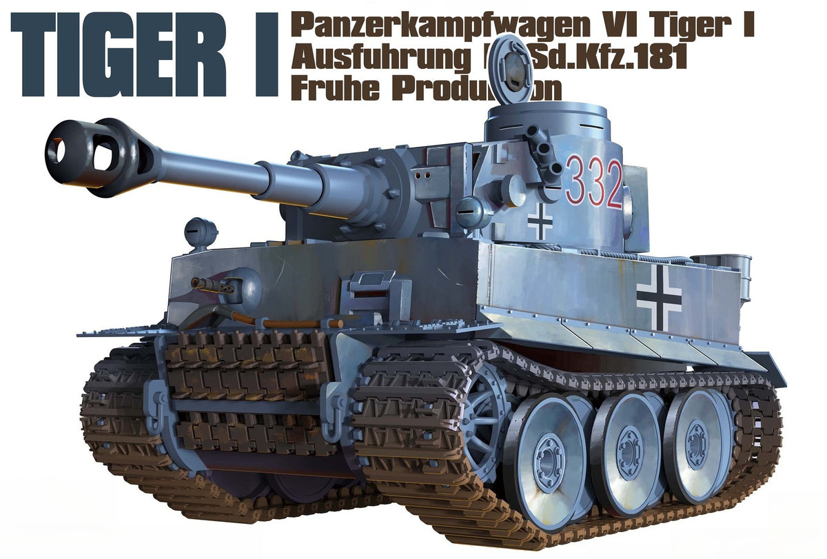 Tiger Model 502 TIGER I Panzerkampfwagen VI Tiger I Ausfuhrung Sd.Kfz.181Fruhe — scale model kit