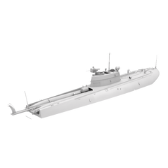 RHWS030   Military Model Kit Water Line Soviet G-5 SHVAK Gun Modification Motor Torpedo Boat