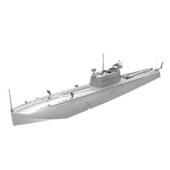 RHWS030   Military Model Kit Water Line Soviet G-5 SHVAK Gun Modification Motor Torpedo Boat