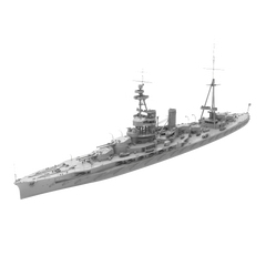 RHWS043 Military Model Kit Water Line IJN Hyuga Battleship