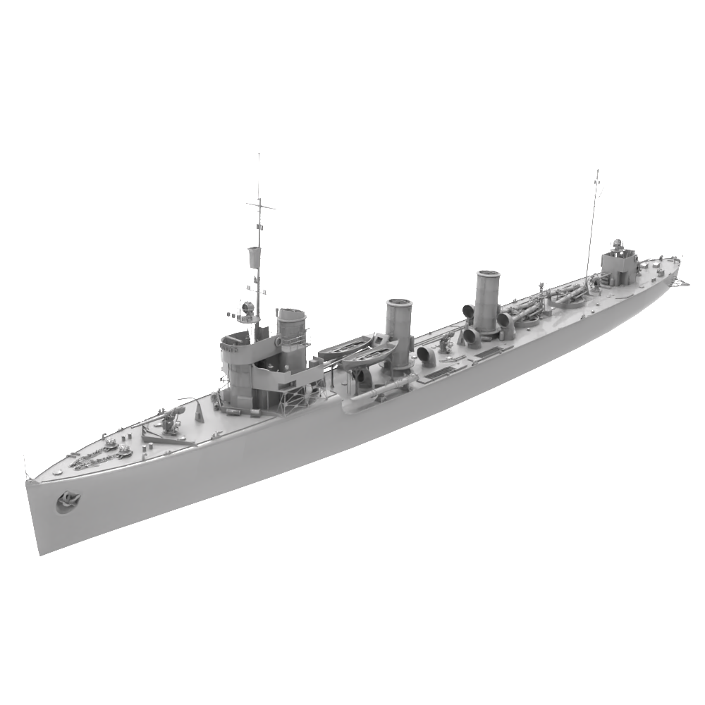 RHWS045  Military Model Kit Water Line German destroyer G-101 Main image
