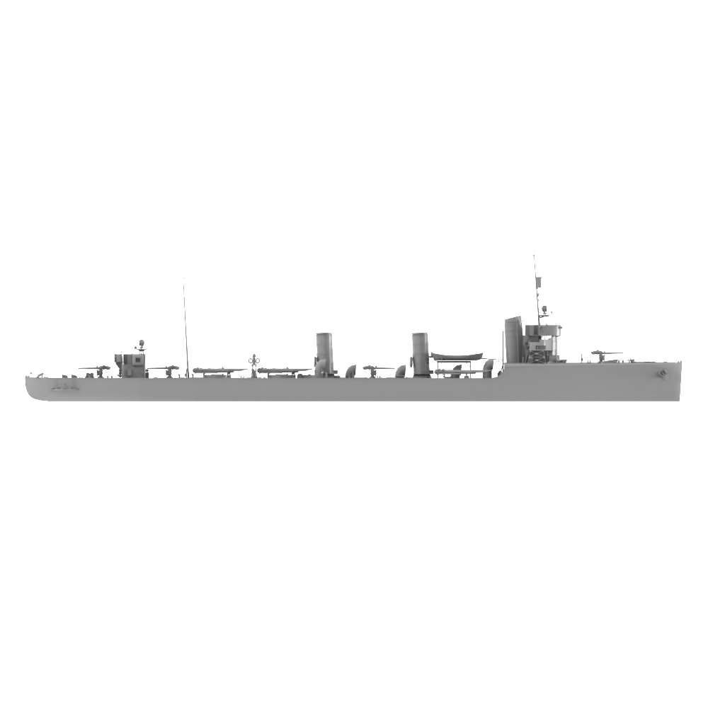 RHWS045  Military Model Kit Water Line German destroyer G-101 — detail view 3