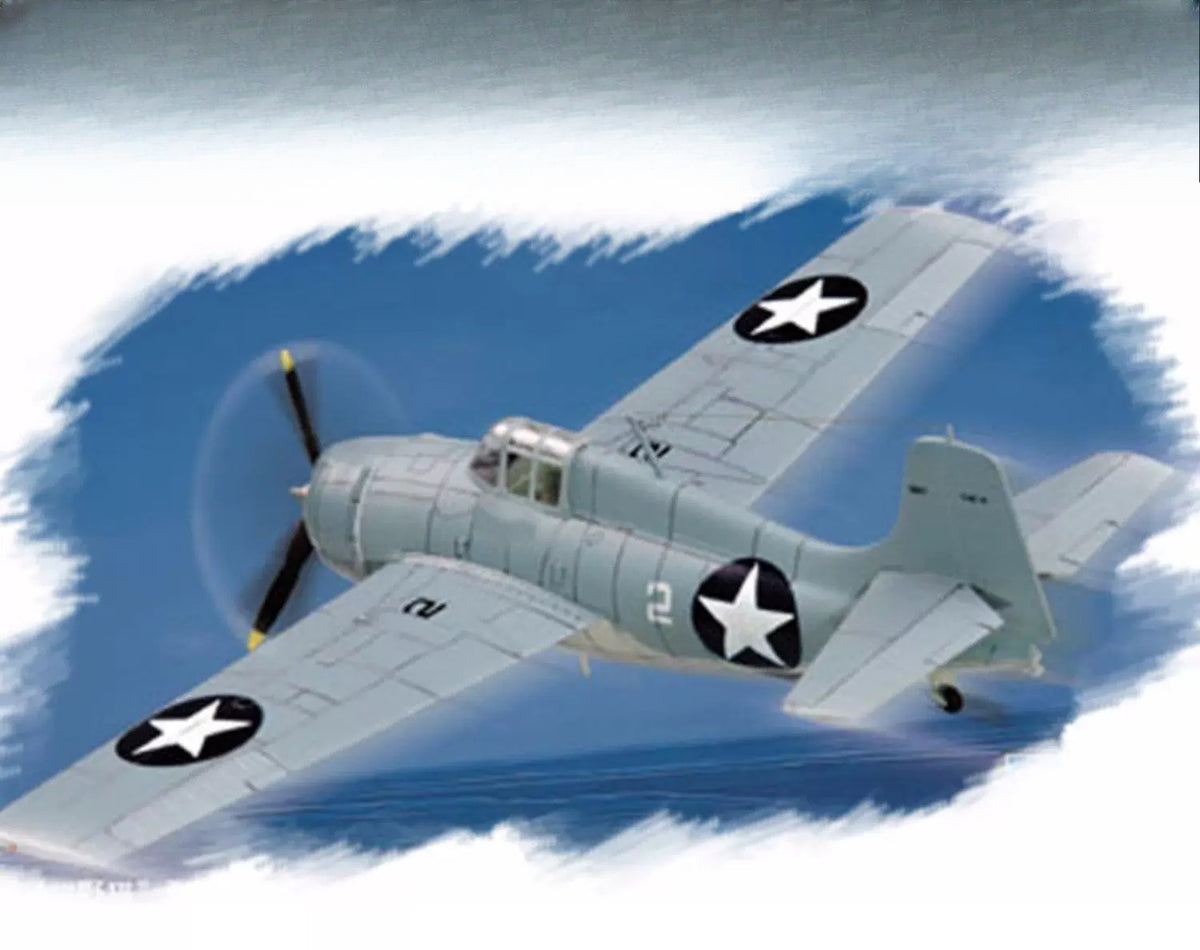 Trumpeter HOBBY BOSS 1/72 F4F-4 "Wildcat" Fighter 80220 — scale model kit