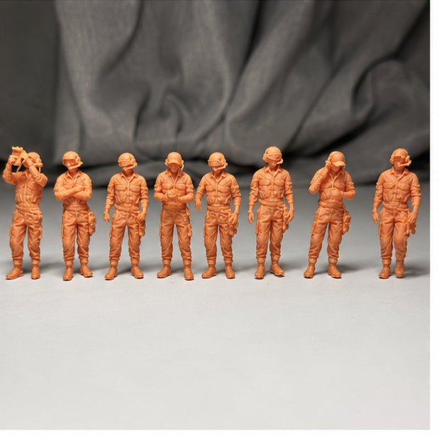 Modern ground crew 29 people LSSNO100 1/35/48/64/72/87/100/144