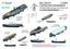 Rainbow PE 1/350 IJN Battleship Kongo class Boats set (14 boats) Rb3605