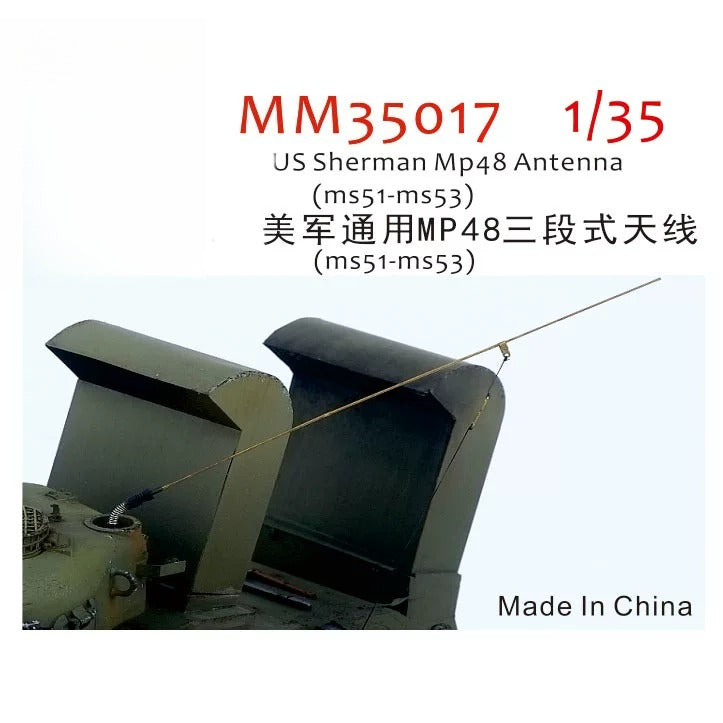 Fivestar MM35017 US military generalpurpose MP48 three-segment antenna (MS51-MS53) 1/35