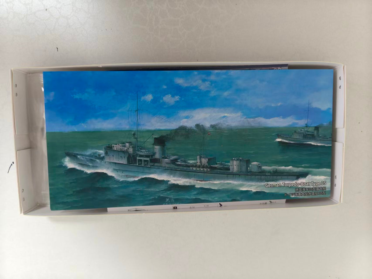 Flyhawk FH1165 1/700 German Torpedo-Boat Type 35 Model Kit — detail view 3