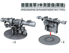 SSMODEL G350018  350 scale German Navy 3-meter rangefinder