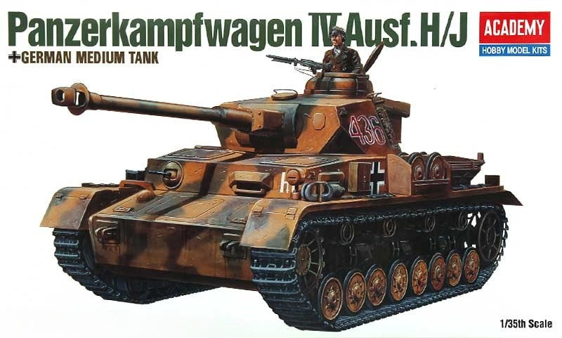 Academy 13234 1/35 German medium tank IV model kit — scale model kit