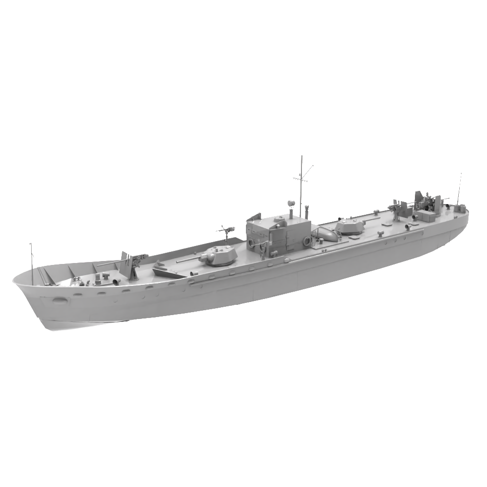 RHWS024  Military Model Kit Water Line USSR Project 161/161M ARMORED GUN BOATS