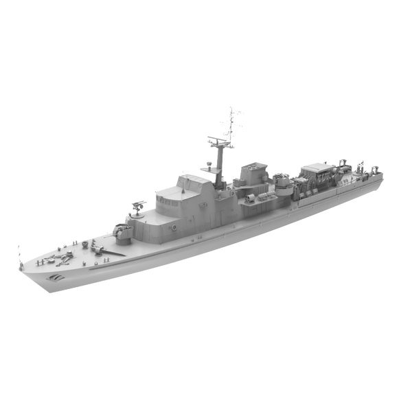 RHWS010 German Project 89.2 Submarine Chaser Bernau Water line