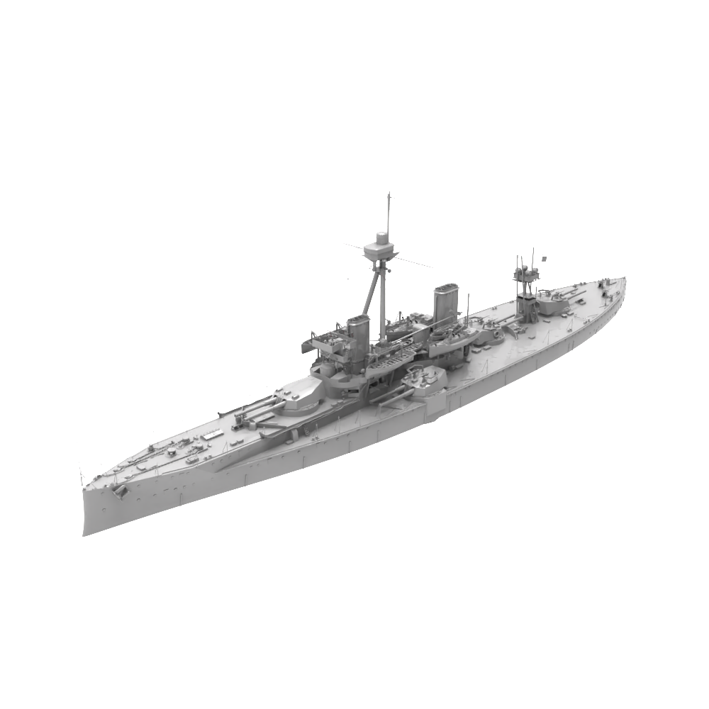RHWS041  Military Model Kit Water Line British HMS Dreadnought