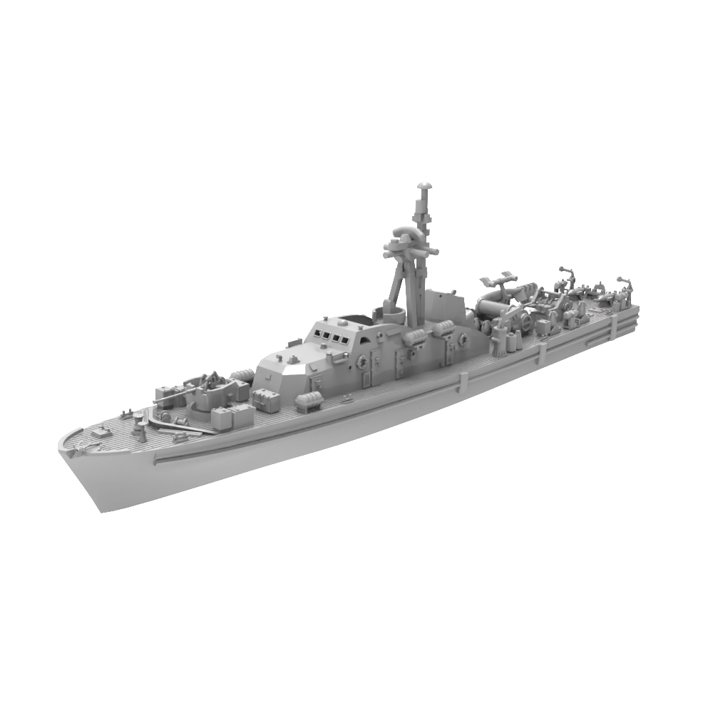 RHWS017 Germany SCHÜTZE CLASS Submarine Chaser SCHÜTZE M1062 Water line