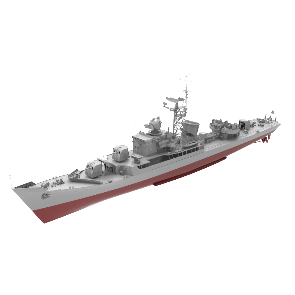 RHWS027S  Military Model Kit Full Hull Fregatte PR.50 Karl Marx