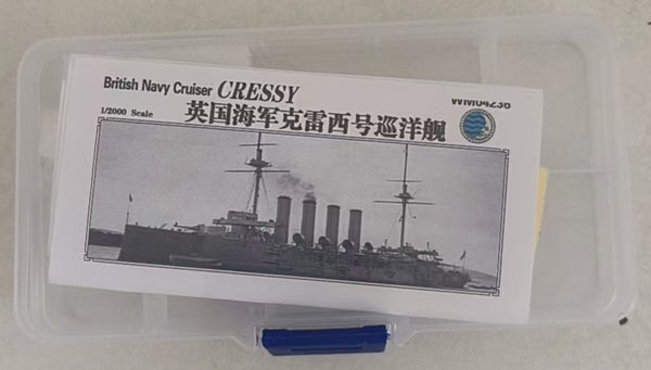 SSMODEL WM04236 UK Armoured Cruiser Cressy 1/2000 Resin Model with PE