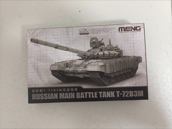 MENG 72-007 1/72 Russian T-72B3M Main Battle Tank Assembly Model Kit