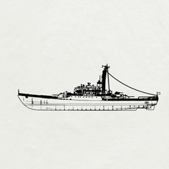 SSMODEL 622S  Military Model Kit Italy Frigates Albatros-Class, Albatros F543 Full Hull