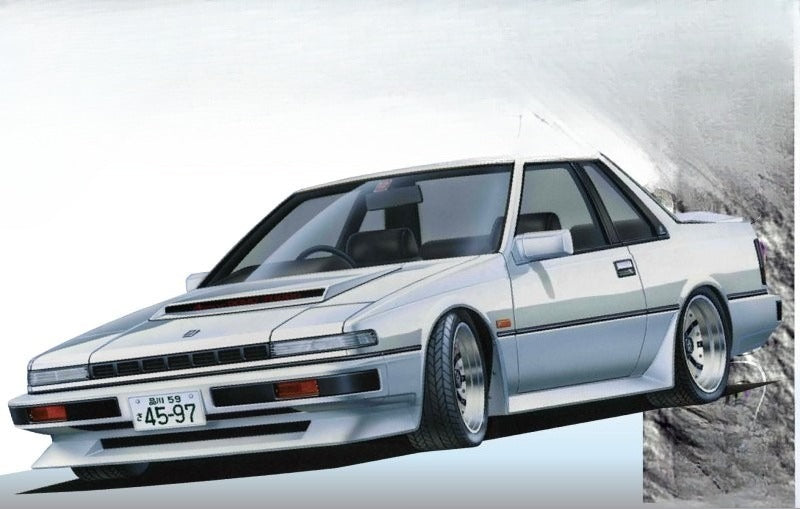 Fujimi 04662 ID76 1/24 Scale Model Car Kit Nissan Silvia S12 Turbo RS-X Coupe