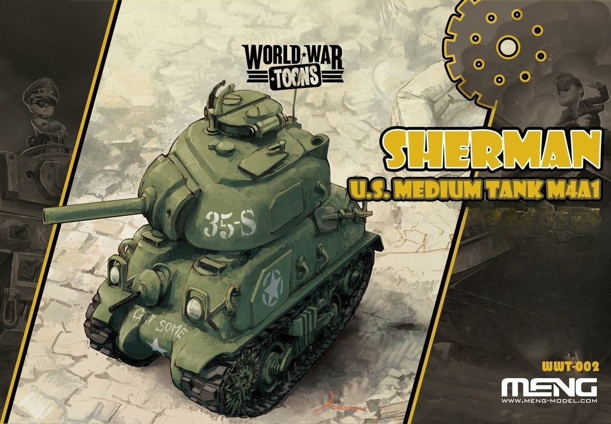 MENG WWT-002 U.S Medium Tank M4A1 Sherman[Q Edition] — scale model kit