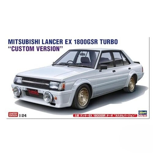 NEW Hasegawa 207401/24 Mitsubishi Lancer EX 1800GSR Turbo Custom Version Plastic — scale model kit